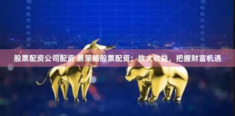 股票配资公司配资 易策略股票配资：放大收益，把握财富机遇